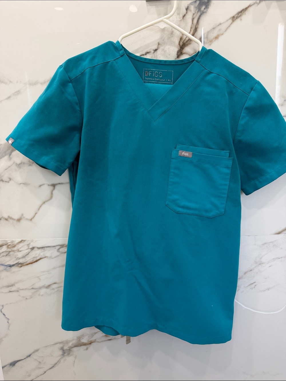 Figs V-Neck Scrub set in Teal